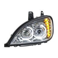 High Power LED Chrome Projection Headlight For 2001-2020 Freightliner Columbia (Driver or Passenger Side)