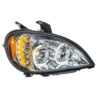High Power LED Chrome Projection Headlight For 2001-2020 Freightliner Columbia (Driver or Passenger Side)