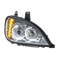High Power LED Chrome Projection Headlight For 2001-2020 Freightliner Columbia (Driver or Passenger Side)