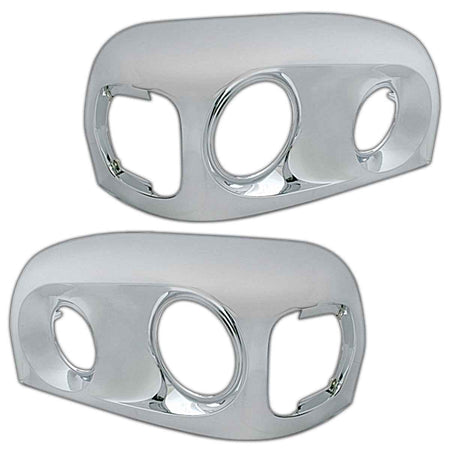 Chrome Headlight Bezel For 2005-2010 Freightliner Century (Driver or Passenger Side)