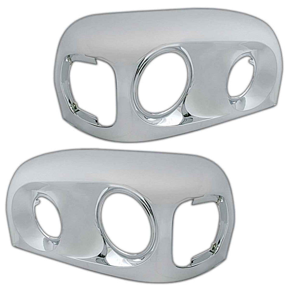 Chrome Headlight Bezel For 2005-2010 Freightliner Century (Driver or Passenger Side)