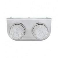 United Pacific - Stainless Light Bracket With 2 X 17 LED Watermelon Lights (Various Colors)