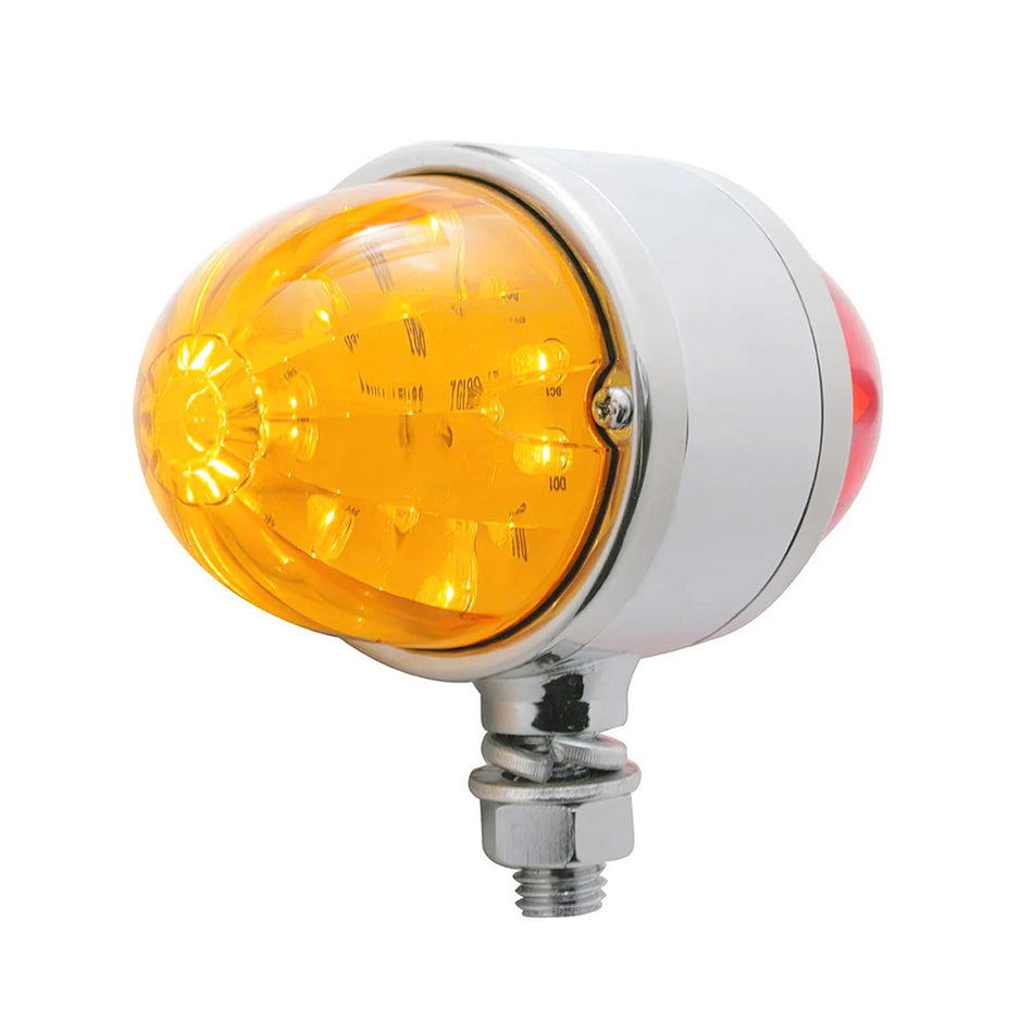 34 LED Watermelon Double Face Light W/Chrome Housing (Red LEDs - Red or Clear Lens)