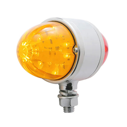 34 LED Watermelon Double Face Light W/Chrome Housing (Red LEDs - Red or Clear Lens)