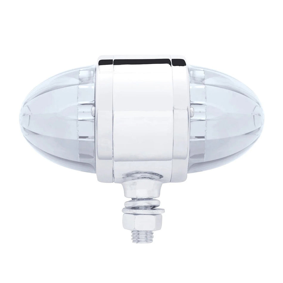 34 LED Watermelon Double Face Light W/Chrome Housing (Red LEDs - Red or Clear Lens)
