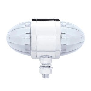 34 LED Watermelon Double Face Light W/Chrome Housing (Red LEDs - Red or Clear Lens)