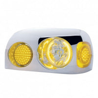 United Pacific - Chrome Inner Headlight Bezel For 1996-2010 Freightliner Century (Driver or Passenger Side)