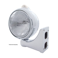Stainless Steel Guide 682-C Headlight 6014 & Dual Mode LED Signal (Amber or Clear Lens)