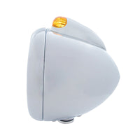 Stainless Steel Guide 682-C Headlight H6024 & Dual Mode LED Signal (Amber or Clear Lens)