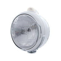 Stainless Steel Guide 682-C Headlight H6024 & Dual Mode LED Signal (Amber or Clear Lens)