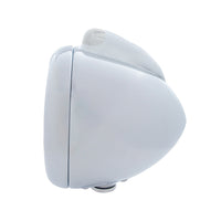 Stainless Steel Guide 682-C Headlight H4 & Dual Mode LED Signal (Amber or Clear Lens)