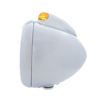 Chrome Guide 682-C Headlight H6024 & Dual Mode LED Signal - Amber LEDs (Amber or Clear Lens)