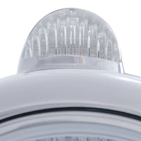 Chrome Guide 682-C Headlight H6024 & Dual Mode LED Signal - Amber LEDs (Amber or Clear Lens)