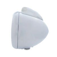 Chrome Guide 682-C Headlight H4 & Dual Mode LED Signal - Amber LED (Amber or Clear Lens)