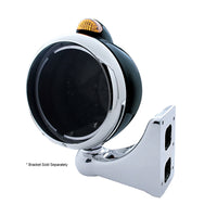 Black Guide 682-C Headlight No Bulb With Dual Mode LED Signal - Amber LEDs (Amber or Clear Lens)