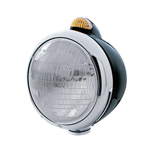 Black Guide 682-C Headlight 6014 & Dual Mode LED Signal Amber LED (Amber or Clear Lens)
