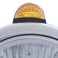 Black Guide 682-C Headlight 6014 & Dual Mode LED Signal Amber LED (Amber or Clear Lens)