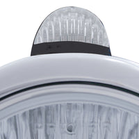 Black Guide 682-C Headlight H6024 & Dual Mode LED Signal - Amber LEDs (Amber or Clear Lens)