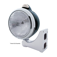 Black Guide 682-C Headlight H6024 & Dual Mode LED Signal - Amber LEDs (Amber or Clear Lens)
