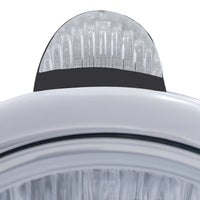 Black Guide 682-C Headlight H4 With Amber LED & Dual Mode LED Signal - Amber LEDs (Amber or Clear Lens)