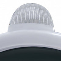 Chrome Guide 682-C Headlight H4 With 34 Amber or White LEDs & LED Signal (Clear Lens)