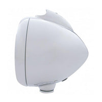 Chrome Guide 682-C Headlight H4 With 34 Amber or White LEDs & LED Signal (Clear Lens)