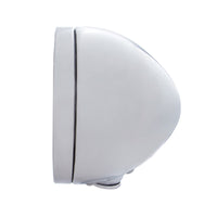 Stainless Steel Classic Headlight H4 With 34 Amber or White LED & Signal (Amber or Clear Lens)