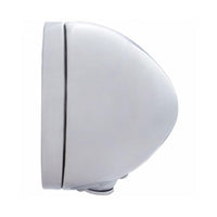 Chrome Classic Headlight H4 With 34 Amber LED & LED Signal (Amber or Clear Lens)