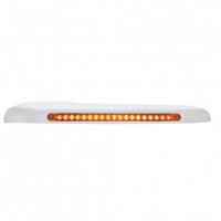 19 Amber LED Front Fender Cover For Peterbilt 388 (2008-2015) & 389 (2008-2023) Amber Lens (Driver or Passenger Side)