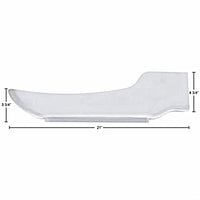 19 Amber LED Front Fender Cover For Peterbilt 388 (2008-2015) & 389 (2008-2023) Clear Lens (Driver or Passenger Side)