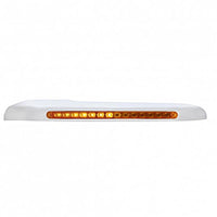 Sequential 14 Amber LED Front Fender Cover For Peterbilt 388 (2008-2015) & 389 (2008-2023) Amber Lens (Driver or Passenger Side)
