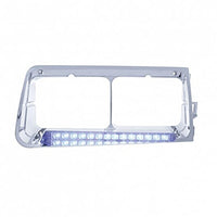 14 LED Headlight Bezel For 1989-2009 Freightliner FLD - Driver or Passenger Side (Various Colors)