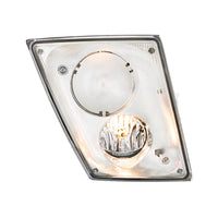 Chrome Fog Light Assembly For 2003-2017 Volvo VN/VNL (Driver or Passenger)