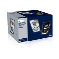 Chrome High Power LED Fog Light With LED DRL & Position Light for 2003-2017 Volvo VN/VNL (Driver or Passenger)