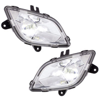 Chrome High Power LED Fog Light For 2018-2024 Freightliner Cascadia (Driver or Passenger)