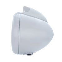 Stainless Steel Guide 682-C Headlight H4 & Original Style LED Signal (Amber LEDs/Amber or Clear Lens)