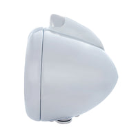 Stainless Steel Guide 682-C Headlight H4 With White LED & Original Style LED Signal (Amber or Clear Lens)