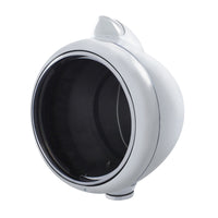 Chrome Guide 682-C Headlight No Bulb With Original Style Amber LED Signal (Amber or Clear Lens)