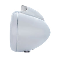 Chrome Guide 682-C Headlight No Bulb With Original Style Amber LED Signal (Amber or Clear Lens)