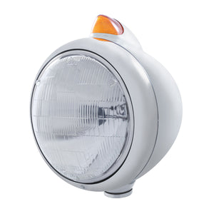 Chrome Guide 682-C Headlight 6014 & Original Style LED Signal (Amber or Clear Lens)