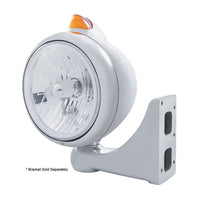 Chrome Guide 682-C Headlight Crystal H4 & Original Style Amber LED Signal (Amber or Clear) Lens