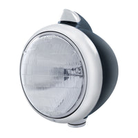 Black Guide 682-C Headlight 6014 & Original Style Amber LED Signal (Amber or Clear Lens)