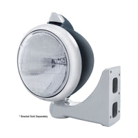 Black Guide 682-C Headlight 6014 & Original Style Amber LED Signal (Amber or Clear Lens)