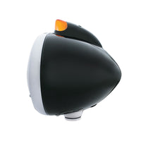 Black Guide 682-C Headlight H6024 & Original Style Amber LED Signal (Amber or Clear Lens)