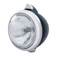 Black Guide 682-C Headlight H6024 & Original Style Amber LED Signal (Amber or Clear Lens)