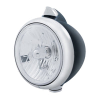 Black Guide 682-C Style Headlight Crystal H4 & Original Style Amber LED Signal (Amber or Clear Lens)