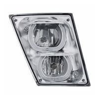 Chrome Fog/Driving Light, White LED Light Bar For 2003-2017 Volvo VN/VNL (Driver or Passenger Side)