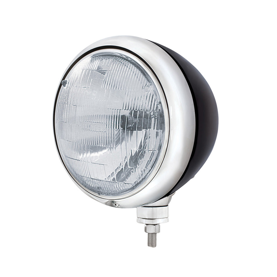 United Pacific - Black Guide 682-C Style Headlight H6024 Bulb