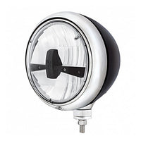 United Pacific - Black Guide Headlight 5 LED Bulb (Blackout or Chrome)