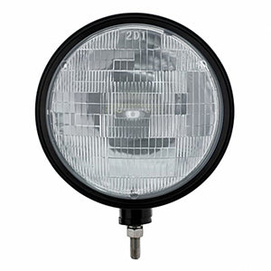 United Pacific - Black "Billet" Style Groove Headlight H6024 Bulb